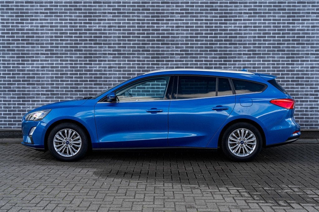 Ford Focus Wagon 1.0 EcoBoost Titanium X Business | Dodehoek, Auto's, Ford, 1328 kg, Gebruikt, Euro 6, Blauw