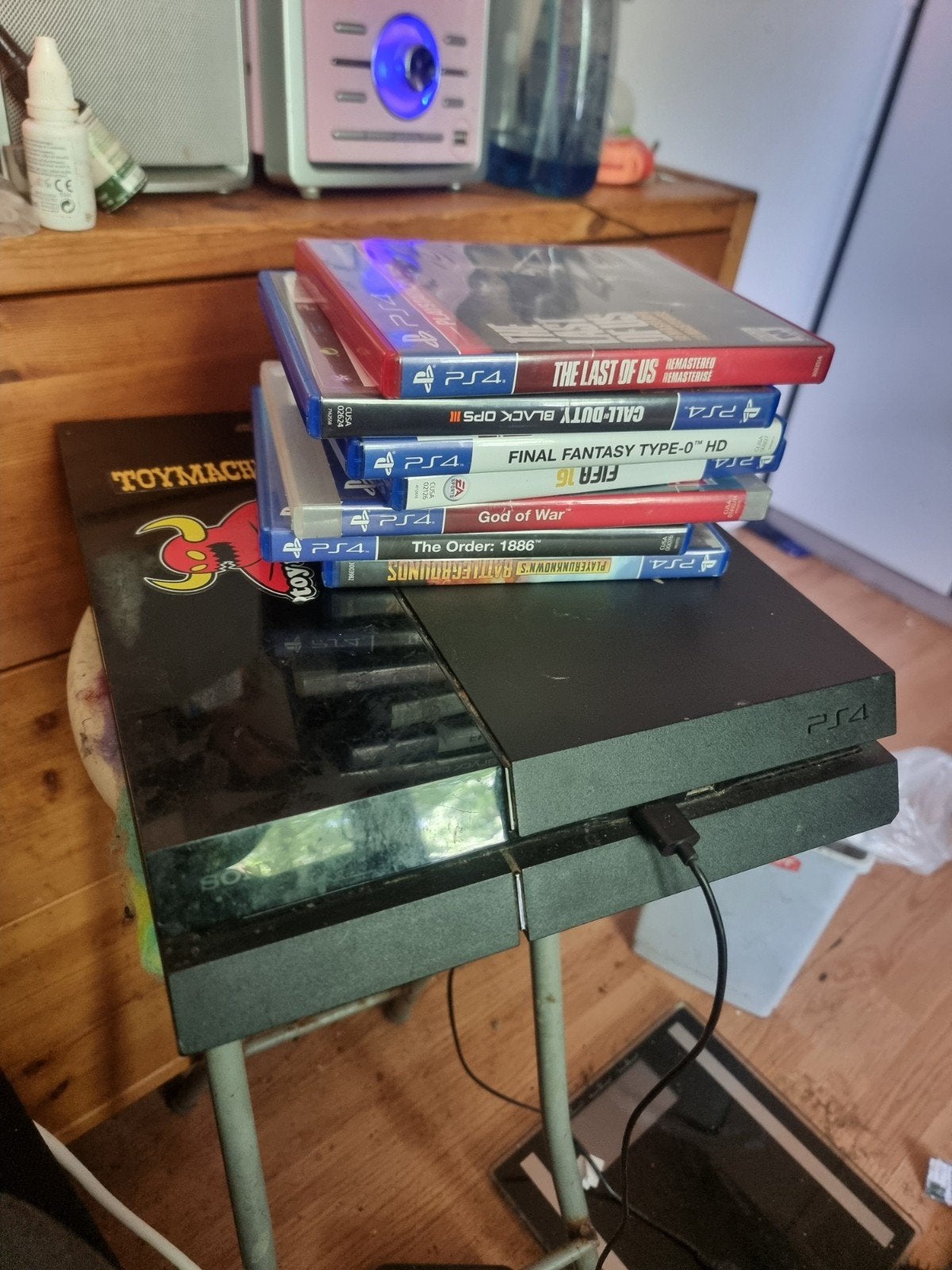 PlayStation 4 met 8 spellen en controller, Spelcomputers en Games, Spelcomputers | Sony PlayStation 4, Ophalen of Verzenden