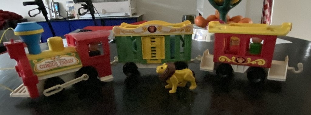 Fisher Price circus trein, Ophalen of Verzenden, Gebruikt, Auto of Voertuig