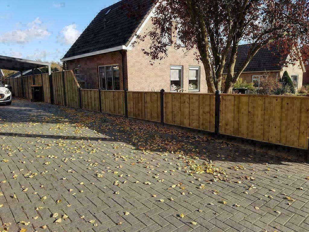 Red class wood scherm 180x180 AANBIEDING, Ophalen, 1 tot 2 meter, Minder dan 3 meter, Nieuw