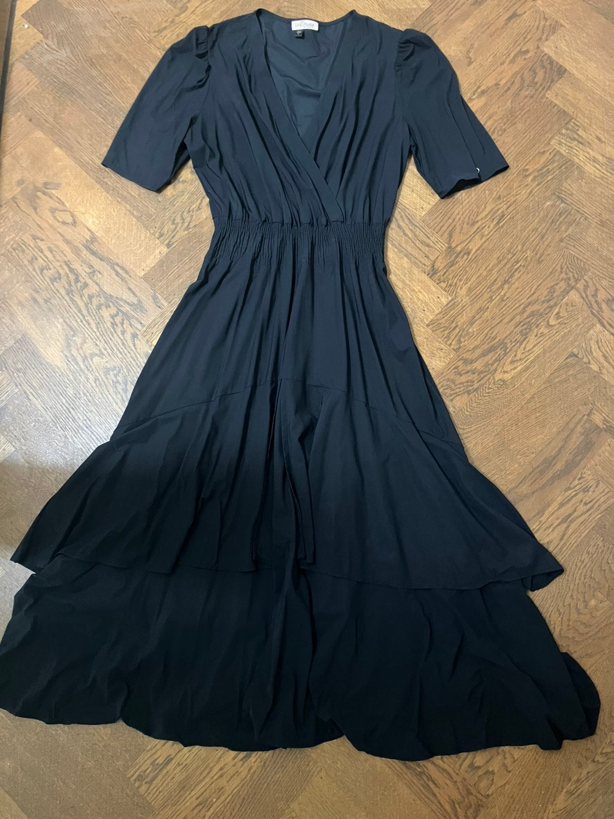 Ladress jurk Lea zwart, Kleding | Dames, Zwart, Maat 42/44 (L), Ophalen of Verzenden, Zo goed als nieuw