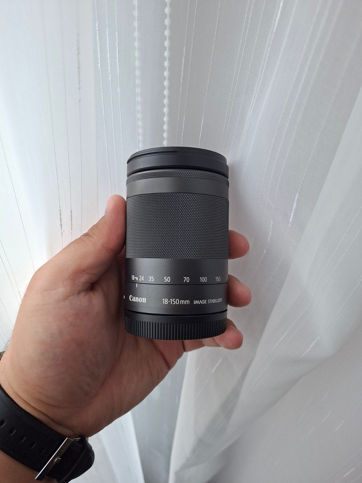 Canon EF-M 18-150mm f/3.5-6.3 IS STM Lens, Audio, Tv en Foto, Fotografie | Lenzen en Objectieven, Zo goed als nieuw, Standaardlens