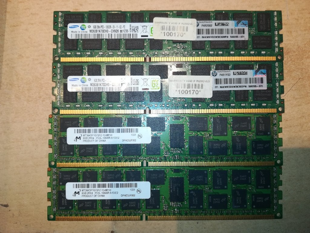 ddr3 server werkgeheugen, Computers en Software, RAM geheugen, Gebruikt, 32 GB, Server, DDR3