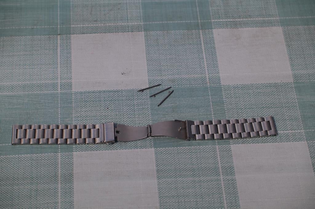 horlogeband 22mm, Ophalen of Verzenden, Gebruikt, Grijs, Android
