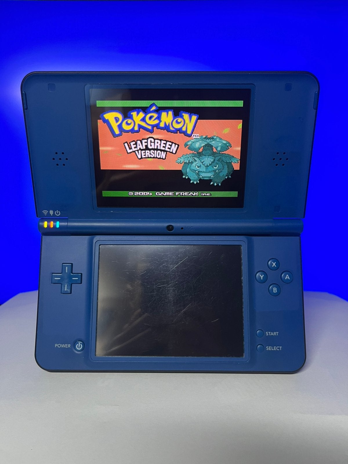 Nintendo DSi XL Blauw/Zwart Modded 32gb, Dsi XL, Met games, Refurbished, Verzenden