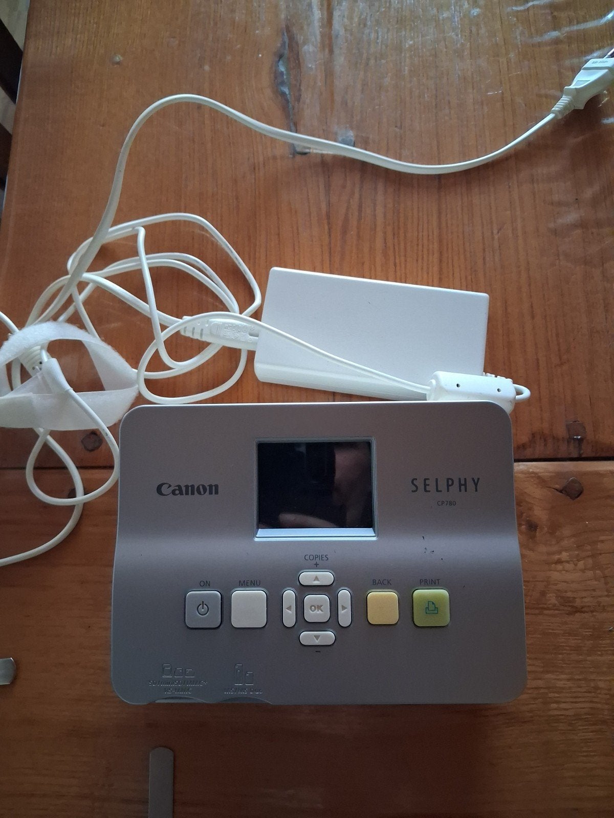 Canon Selphy CP780 fotoprinter excl. papierlade, Ophalen of Verzenden, Gebruikt, Canon