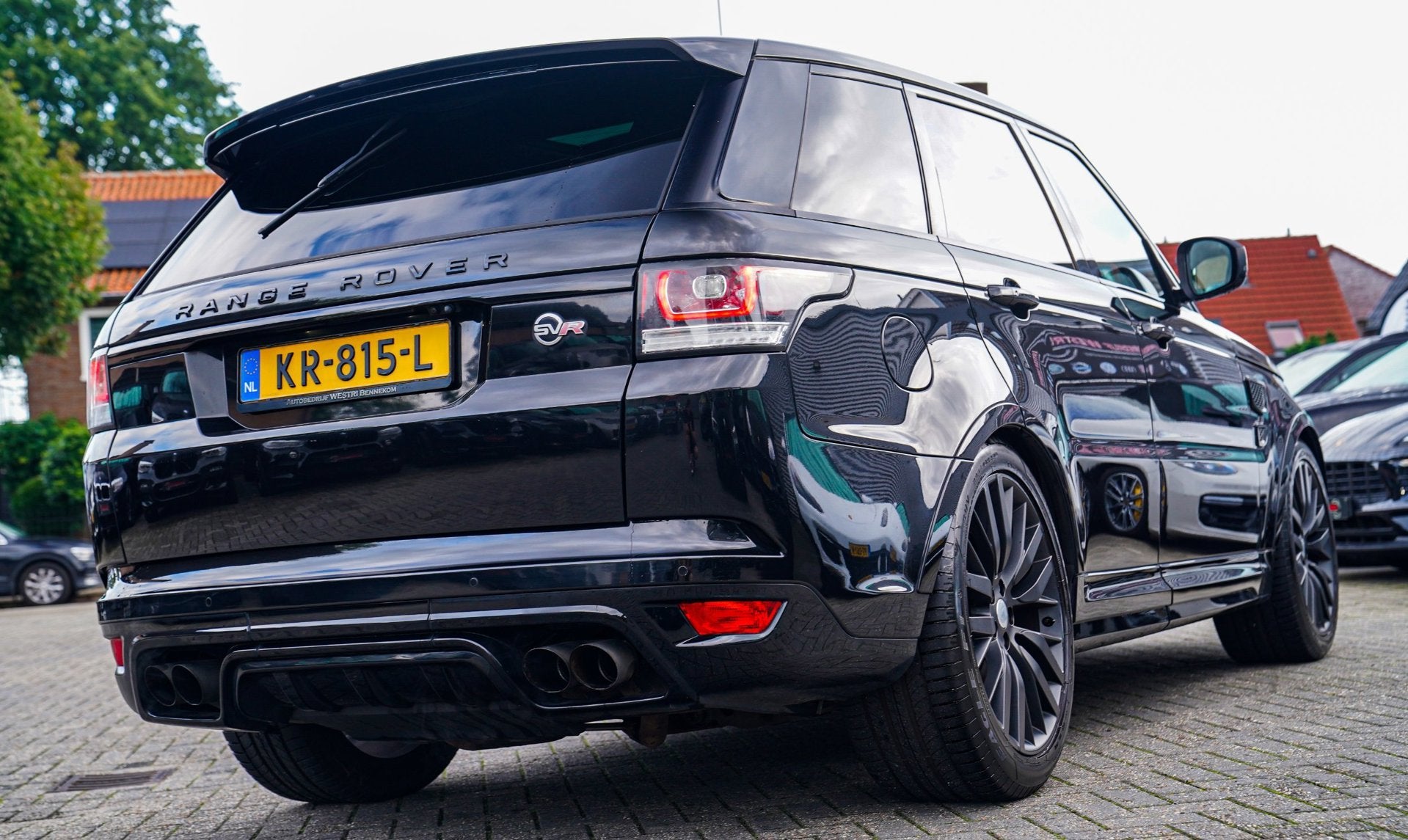 Land Rover Range Rover Sport 5.0 V8 Supercharged SVR | Panor, Auto's, Automaat, Gebruikt, 3000 kg, Zwart