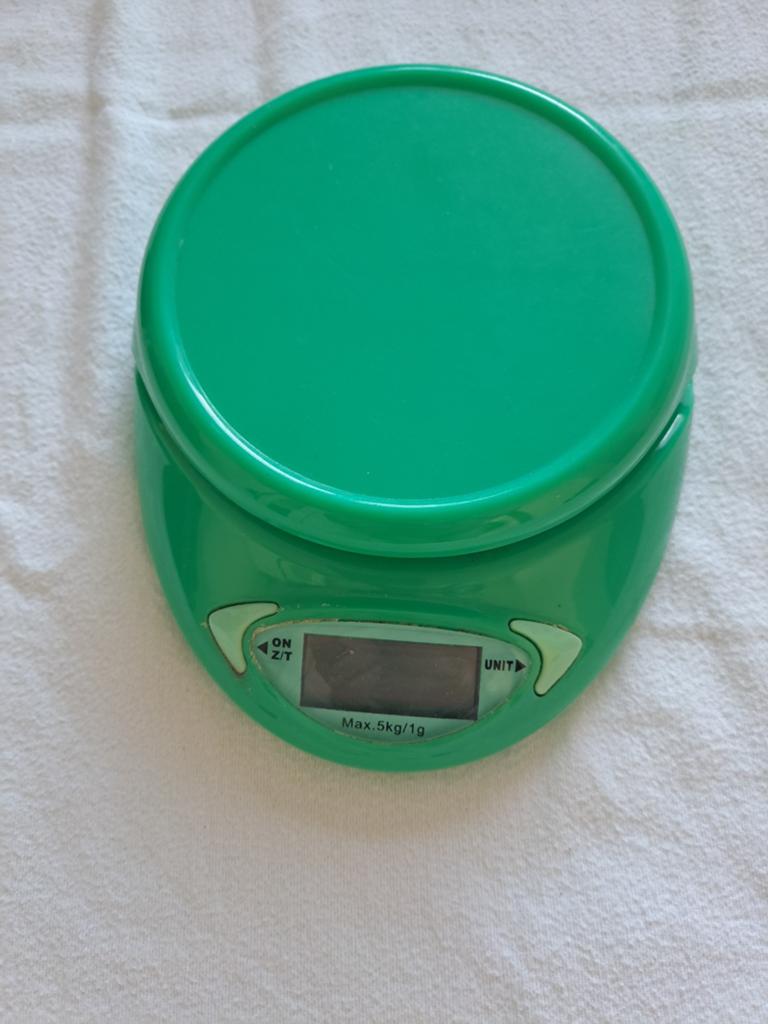 Digitale Keukenweegschaal - Max 5kg, Groen, Ophalen of Verzenden