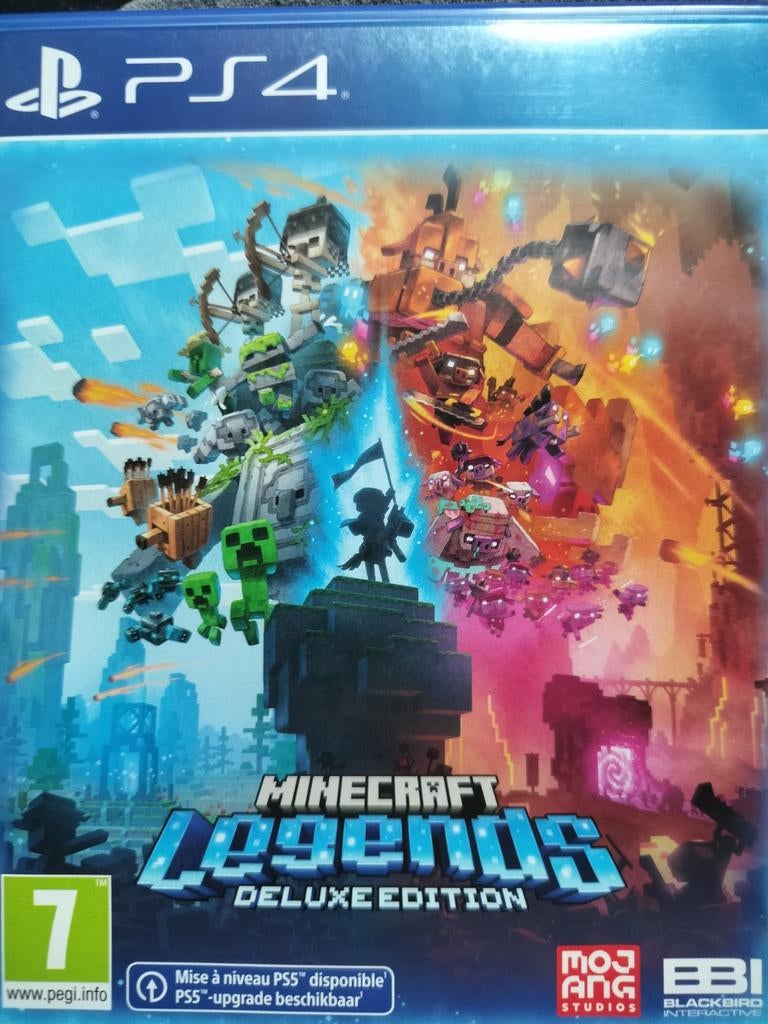 Minecraft Legends Deluxe Edition PS4 - Leuk Avontuur!, Spelcomputers en Games, Avontuur en Actie, Online, 1 speler, Ophalen of Verzenden