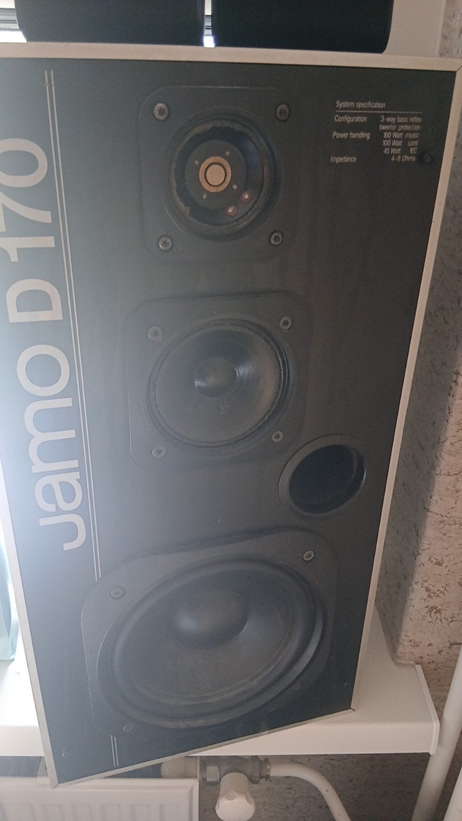 2x de jamo D 170, Audio, Tv en Foto, Stereo speakers, Gebruikt, 120 tot 150 watt, Ophalen of Verzenden