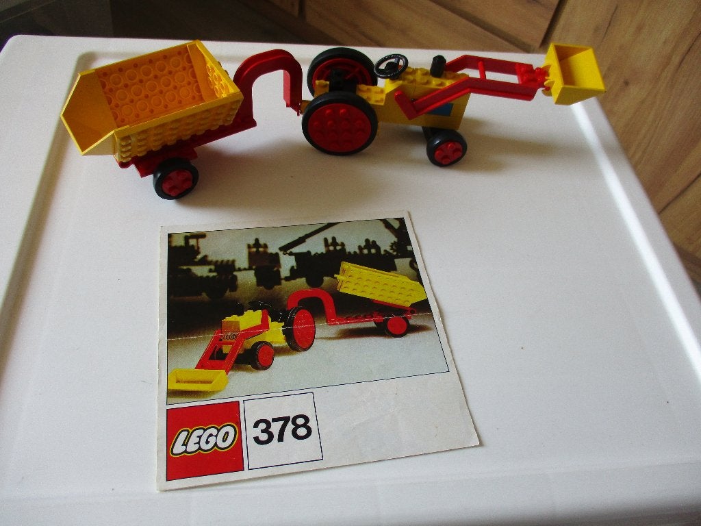 lego  Set 378 Tractor, Kinderen en Baby's, Ophalen of Verzenden, Gebruikt, Complete set, Lego