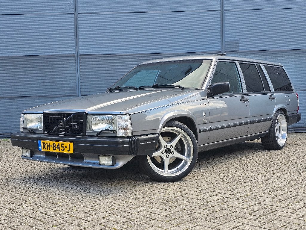 Volvo 740 GLT 16V 1989 264xxx Km, Auto's, Automaat, Zwart, Leder en Stof, 2300 cc