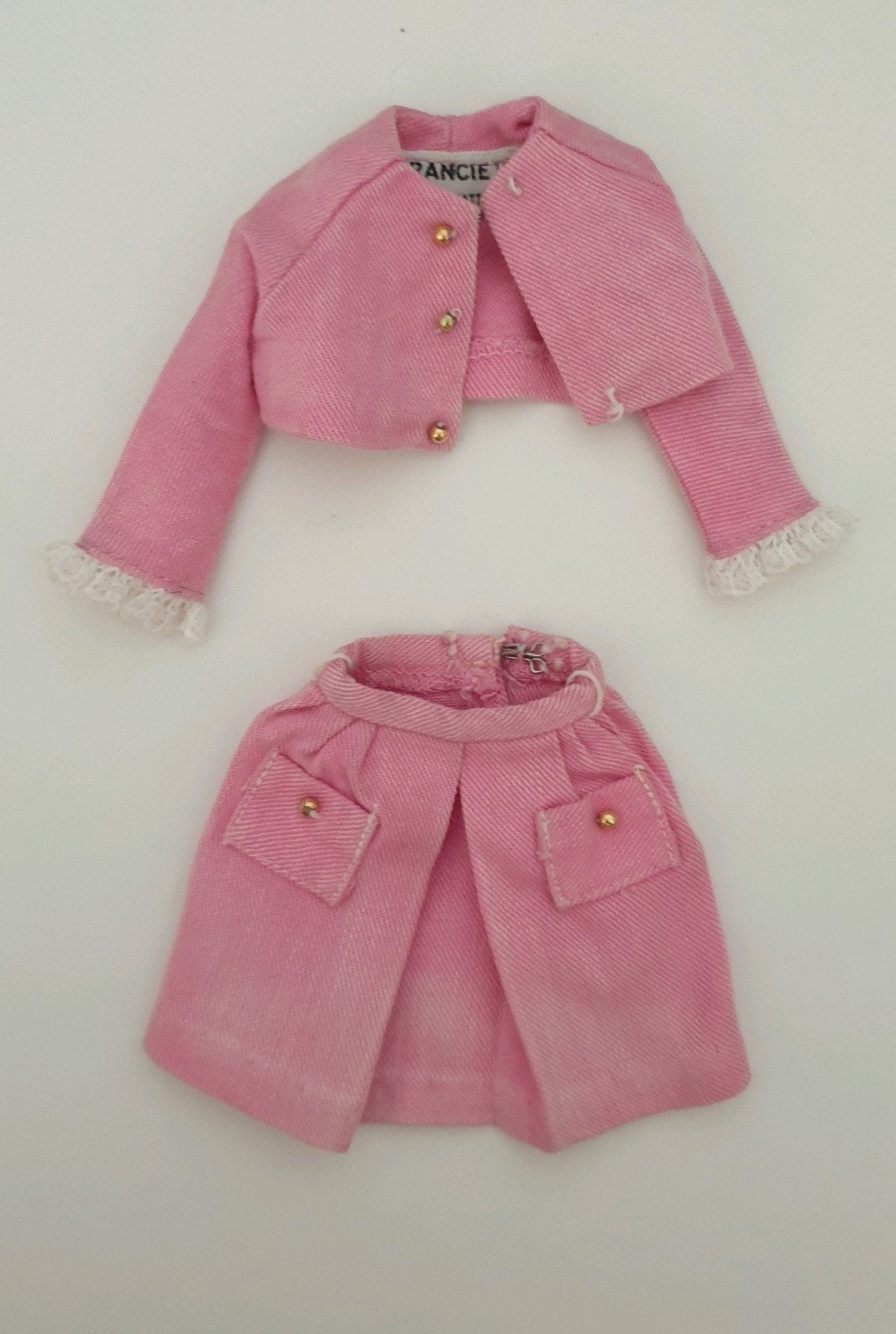 (Barbie) Francie #1228 Sissy suite 1969 met label, Ophalen of Verzenden, Kleertjes
