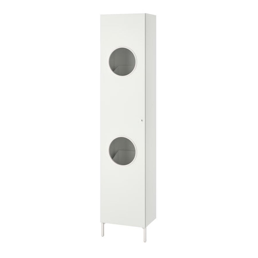 IKEA NYSJÖN Kast voor wasgoed, wit, 40x190 cm, Huis en Inrichting, Kasten | Overige, Ophalen, Zo goed als nieuw