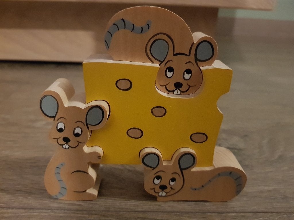 Houten beeldjes/artikelen van muizen, evt. voor verzameling, Ophalen of Verzenden, Zo goed als nieuw, Overige soorten, Beeldje of Figuurtje