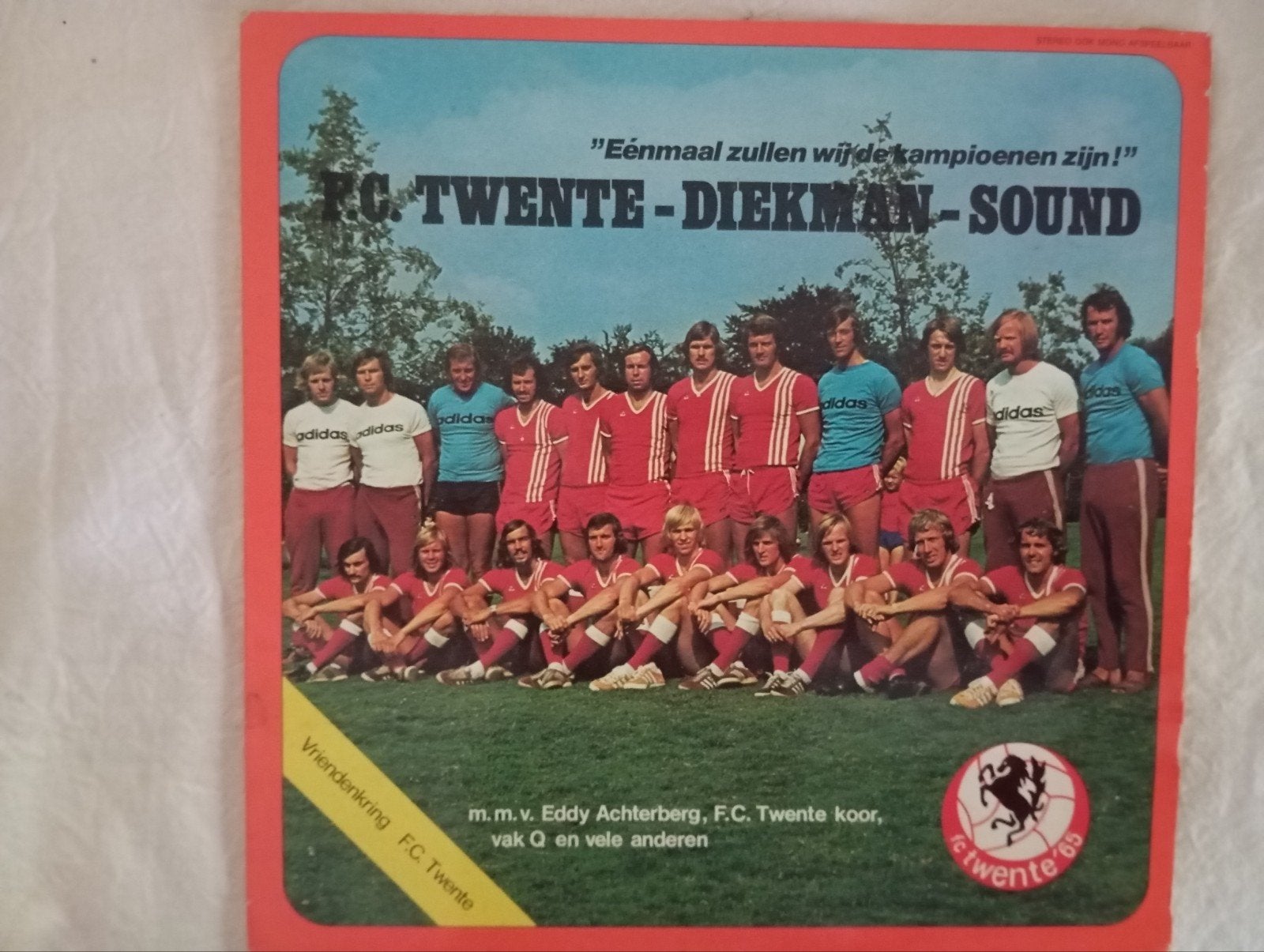 Oude LP  van FC Twente Diekman Sound, Ophalen of Verzenden, Gebruikt, Overige formaten, Levenslied of Smartlap