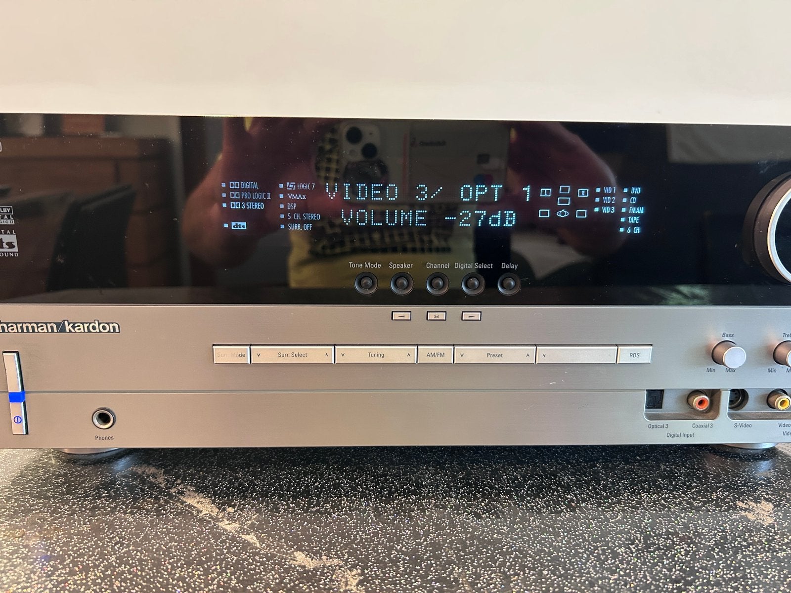 Harman Kardon AVR 130 Surround Receiver – 100% Werkend, Gebruikt, 120 watt of meer, Ophalen, Overige merken