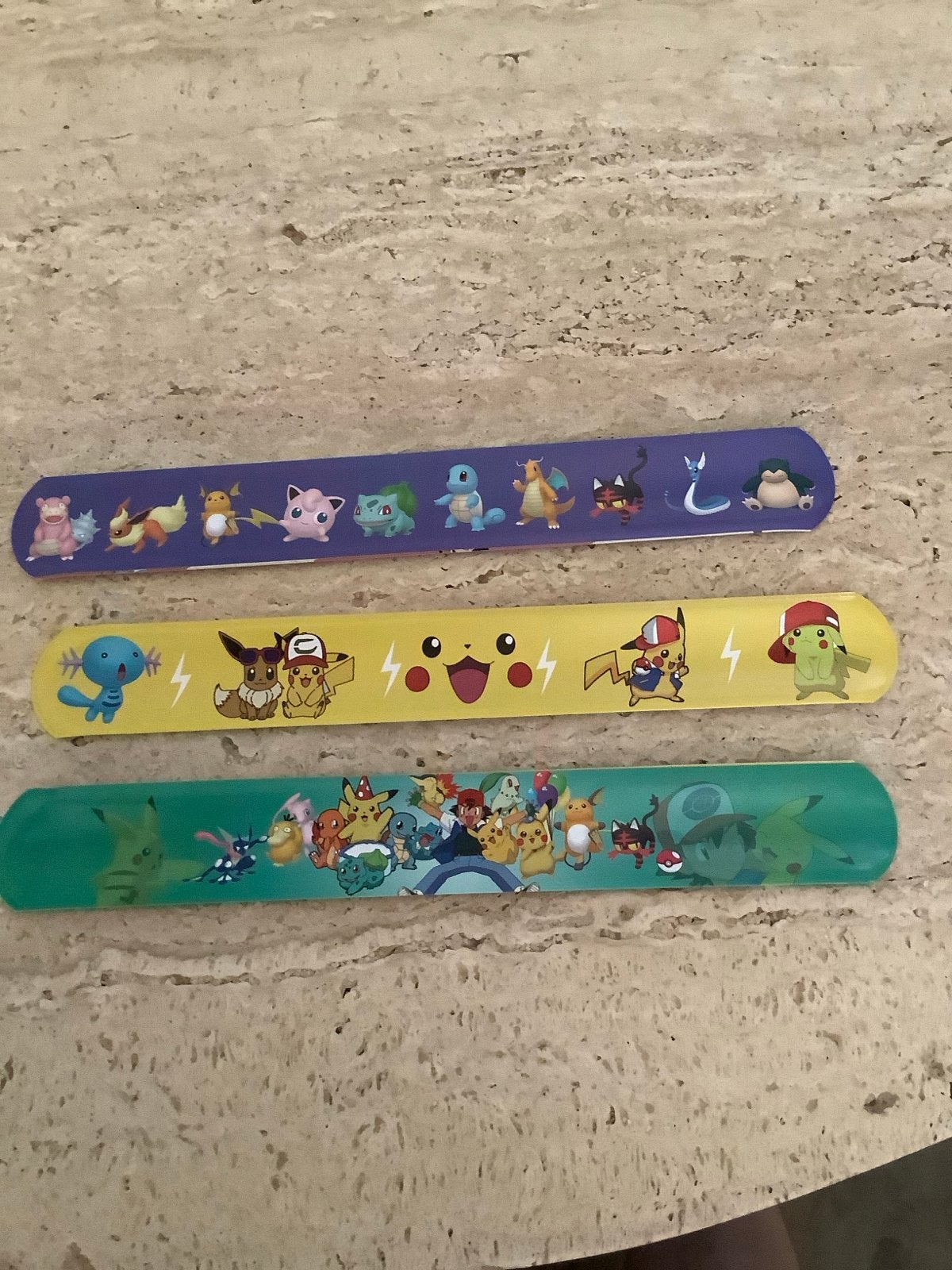 Set van 3 Pokémon slap bracelets, Hobby en Vrije tijd, Ophalen of Verzenden, Nieuw