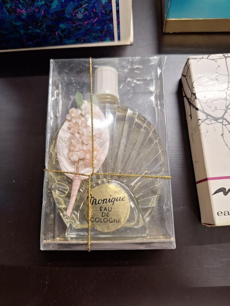 17 x Vintage oude eau de cologne en zeep, ?, Zo goed als nieuw, Parfumfles, ?