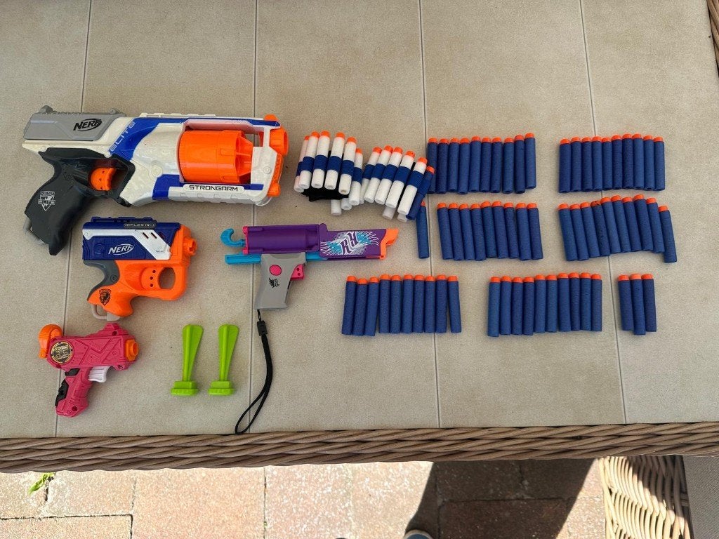 Set Nerf guns, Ophalen, Gebruikt