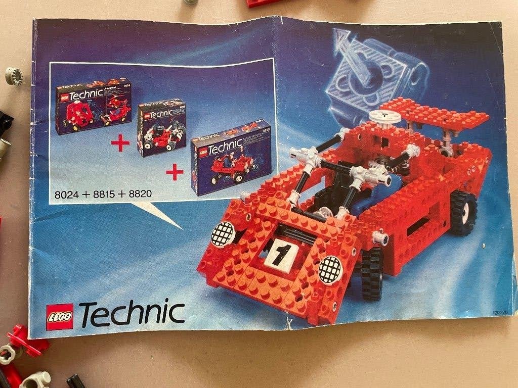 Lego techniek racewagen nr 8024+8815+8820, Gebruikt, Compleet, Lego, Ophalen of Verzenden