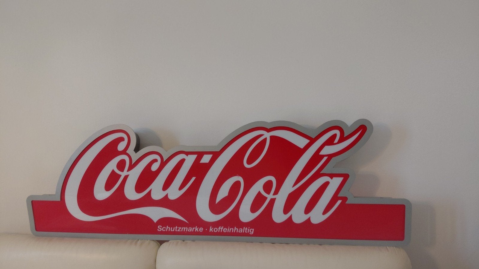 Coca-Cola Lichtbak Reclamebord licht Reclame, Ophalen, Gebruikt, Reclamebord