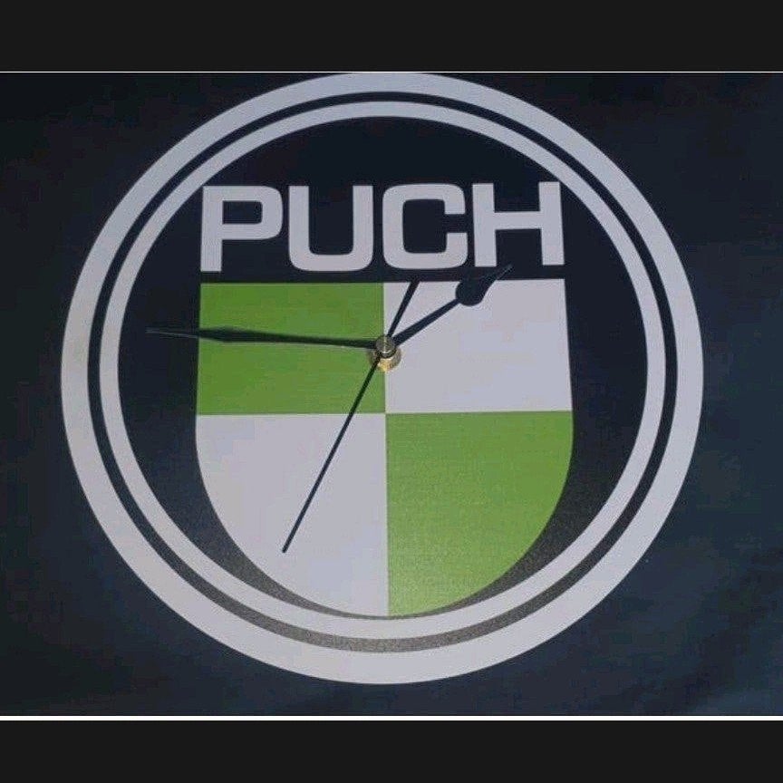 Puch Klok - Wandklok met Puch Logo, Ophalen of Verzenden, Nieuw