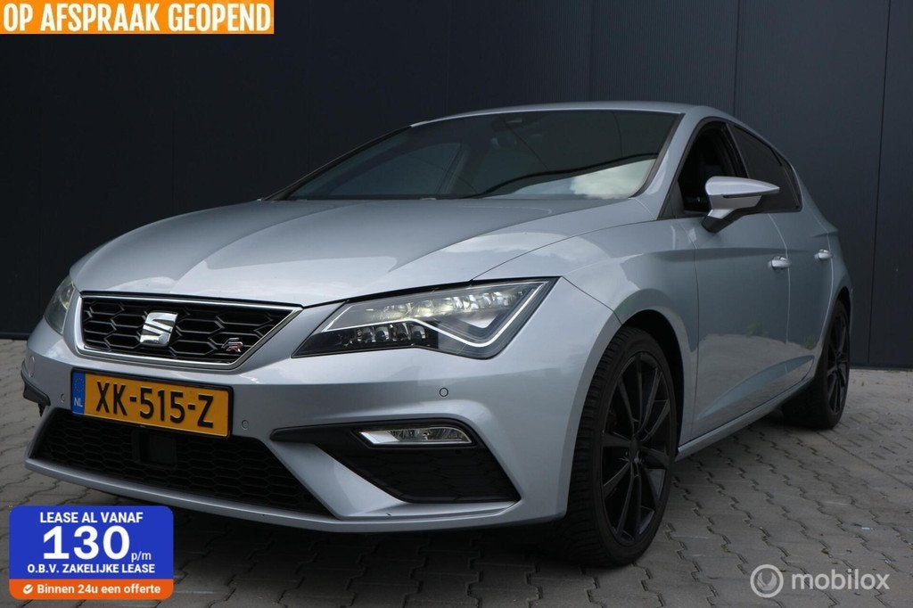 Seat Leon 1.5 TSI FR LED-KOPLAMPEN/ECC/NAVIGATIE/2X-PDC/NAP, Auto's, Seat, Bedrijf, Te koop, Leon, ABS, Achteruitrijcamera, Adaptive Cruise Control