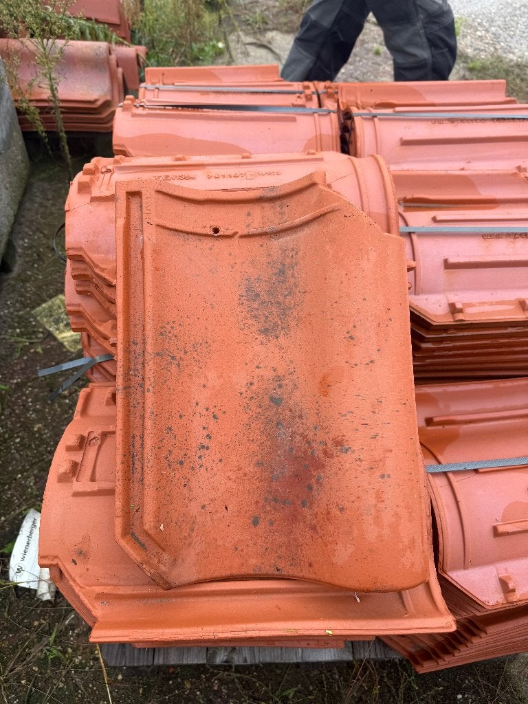 Nieuwe OVH Dakpannen Vieilli Rood, Ophalen, Steen of Klei, Nieuw, 15 m² of meer