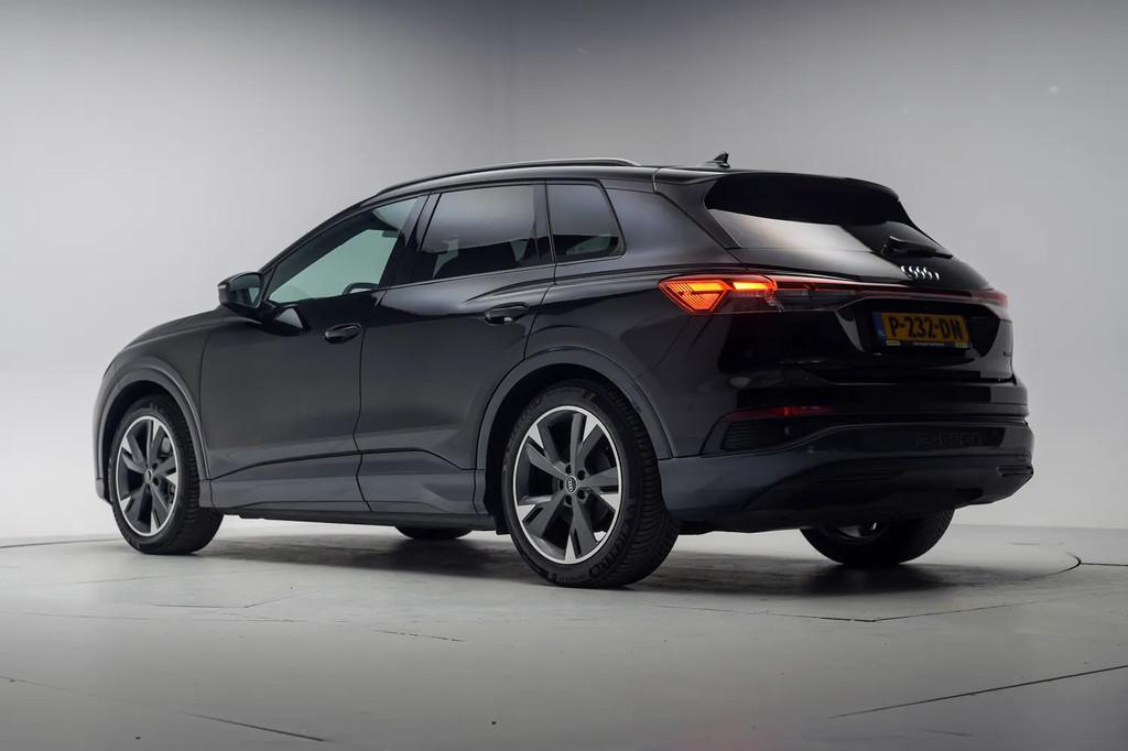 Audi Q4 e-tron 50 Quattro 300pk Launch Edition Advanced [ Na, 0 cilinders, Gebruikt, Zwart, Origineel Nederlands