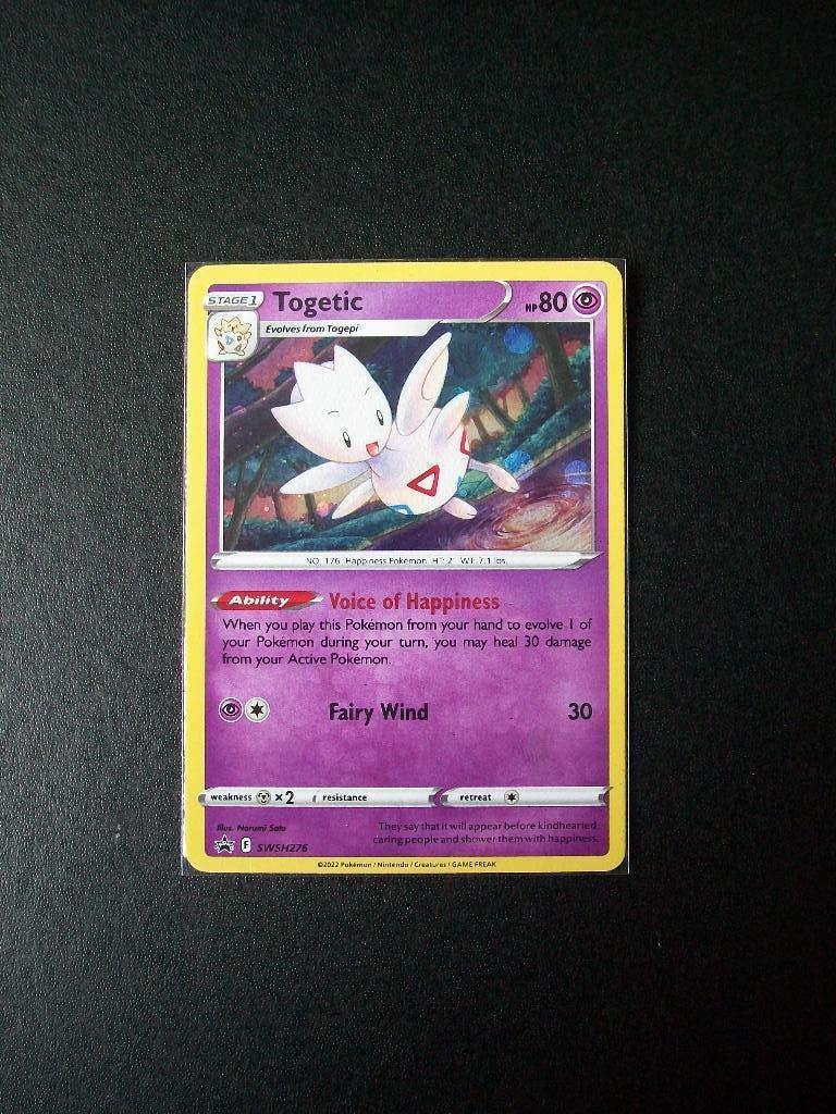 1730. Nieuwe Pokemon Kaart holo rare TOGETIC hp80 (SWS/H276), Verzenden, Nieuw, Losse kaart, Foil
