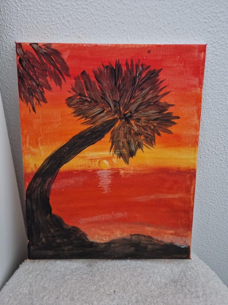 Prachtige zelfgemaakte schilderij, Antiek en Kunst, Kunst | Schilderijen | Abstract, Ophalen