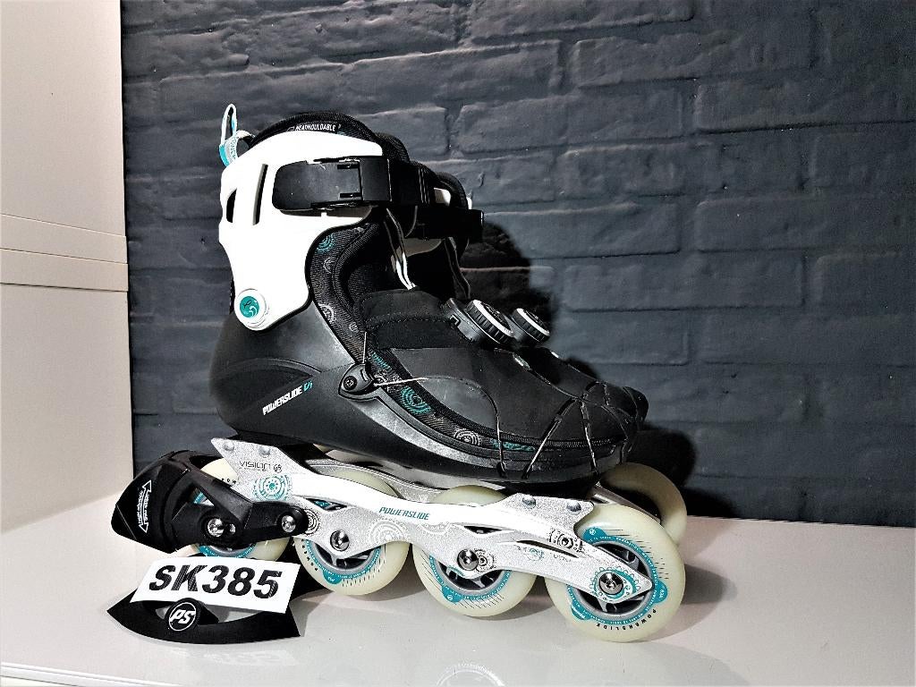 Powerslide Vi Pure Skeelers Skates 4x80 80mm Wielen Maat 39, Verzenden, Kinderen, Zo goed als nieuw, Inline skates 4 wielen
