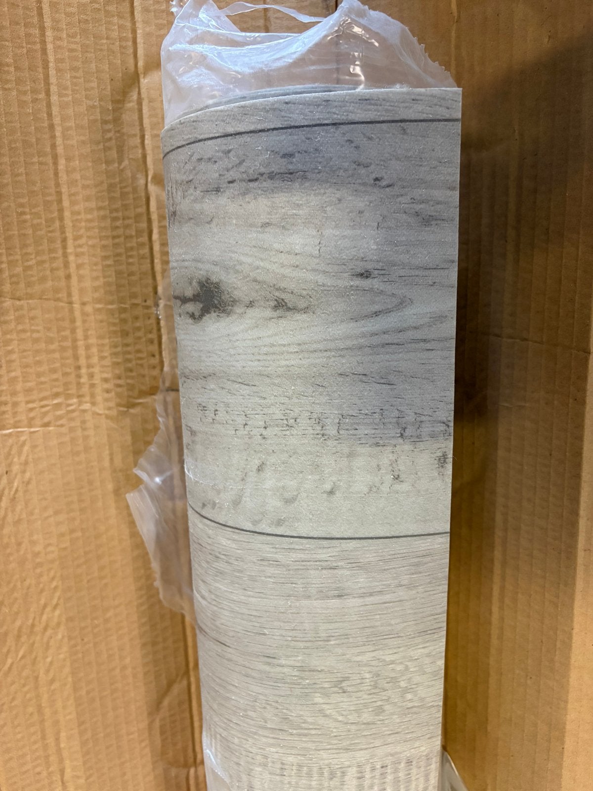 Restant vinyl 225x400 cm hout kleur, Katoenstrast 18.5, Bruin, Nieuw, Rogier@festomat .nl