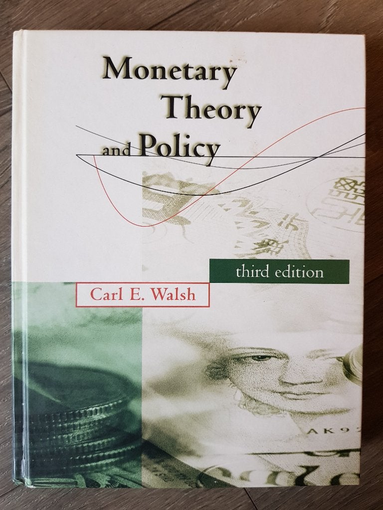 Boek : Monetary Theory and Policy - Carl E. Walsh, Ophalen of Verzenden, Carl E. Walsh, Beta, WO