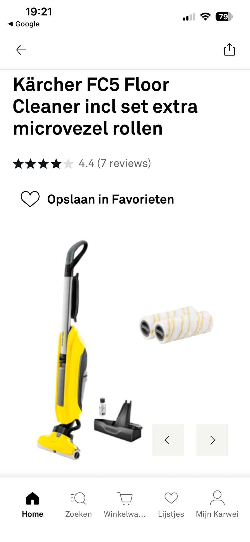Karcher Vloerreiniger FC5 - Efficiënt en Grondig Schoon, Ophalen of Verzenden, Gebruikt, Schrobmachine