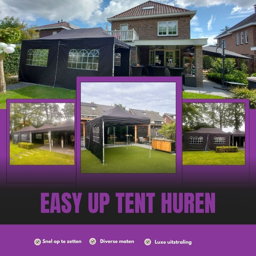 Easy up Tent Party Verhuur Het Oosten Twenteweg 37 Enschede, Ophalen of Verzenden, Zo goed als nieuw, Overige