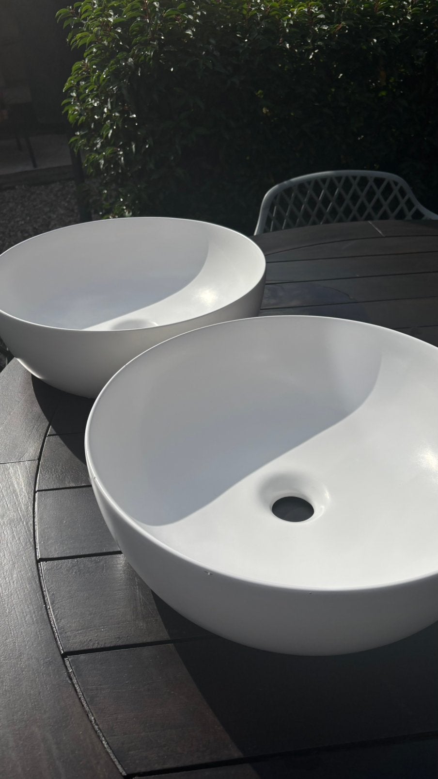 Set keramische waskommen Primabad, Doe-het-zelf en Verbouw, Ophalen, Gebruikt, Kraan