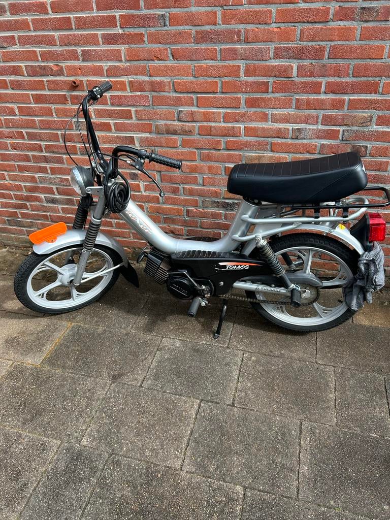 Tomos Flexer blauw kenteken, Fietsen en Brommers, Brommers | Tomos, Ophalen, Gebruikt, Maximaal 25 km/u, Flexer