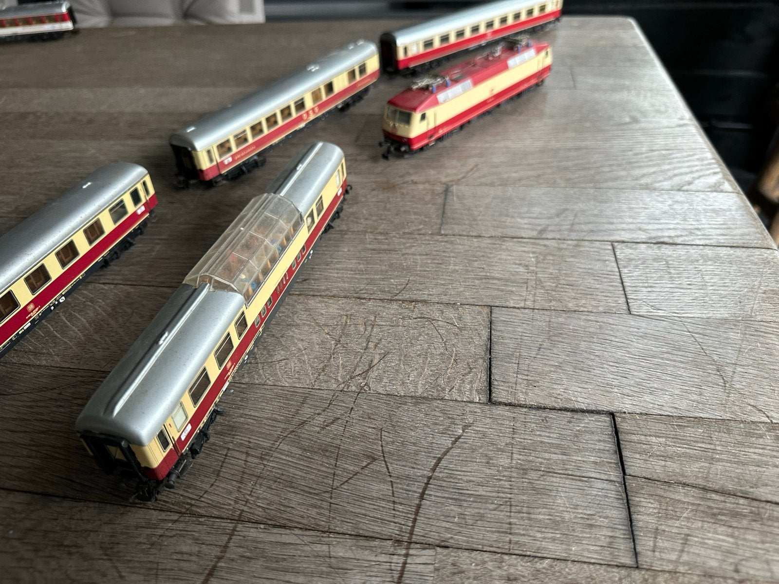 Märklin Treinset met Locomotief en Wagons, Wisselstroom, Ophalen of Verzenden, Märklin, Gebruikt