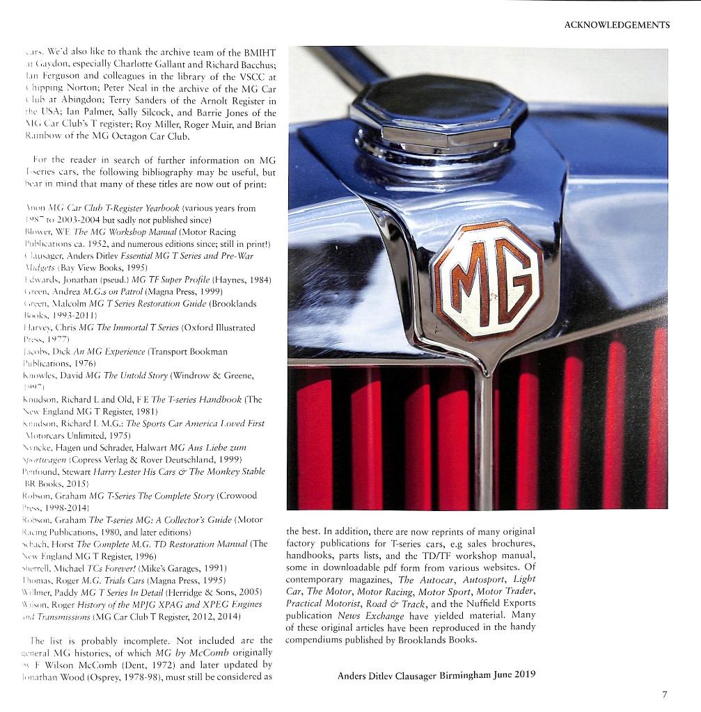 Factory-Original MG T-Series, Boeken, Anders Ditlev Clausager, Verzenden, Nieuw, Overige merken