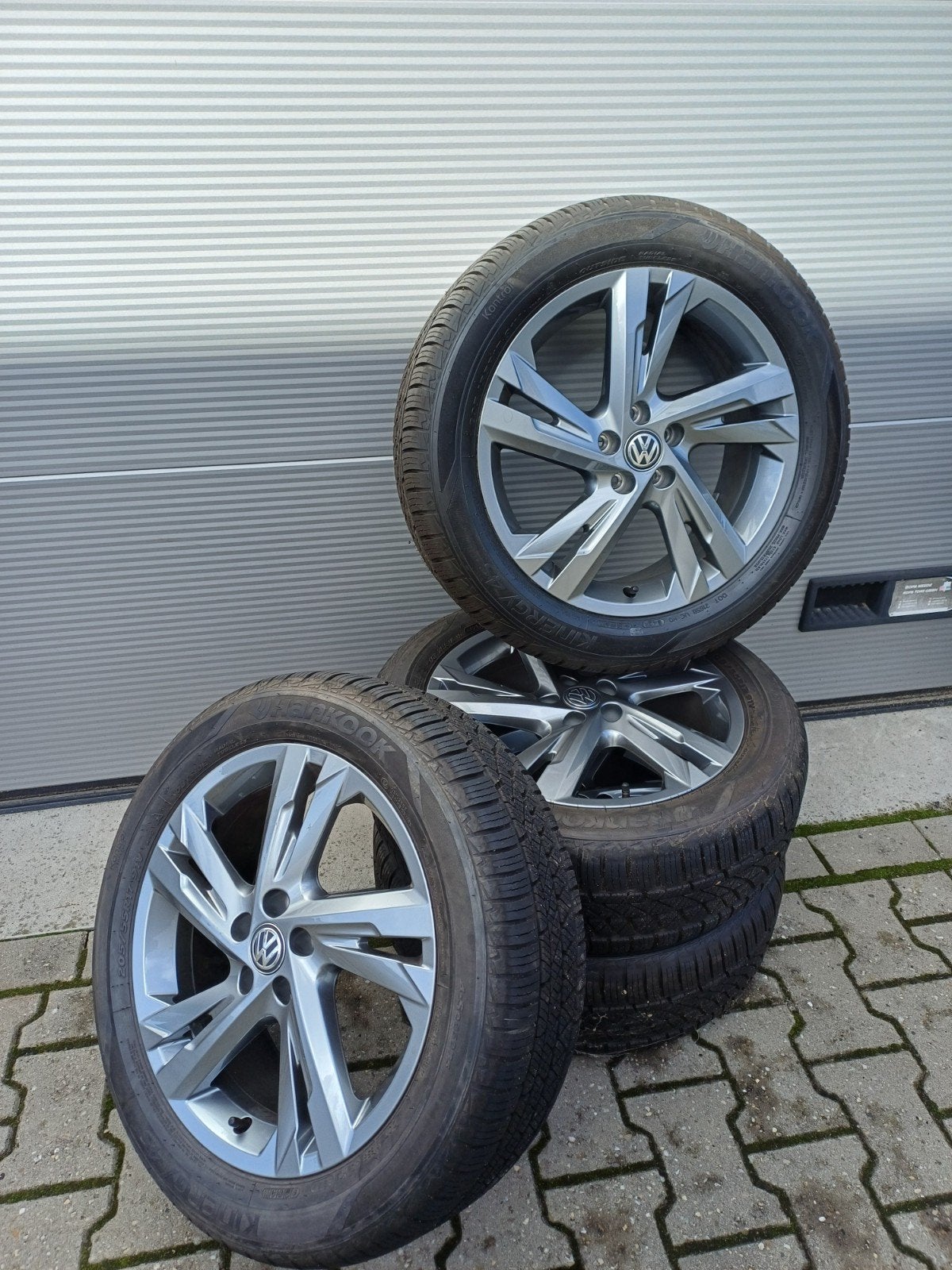 VOLKWAGEN T-CROSS / VW TAIGO R-LINE VELGEN All SEASON HANKOO, Gebruikt, Banden en Velgen, 17 inch, 7931 TA