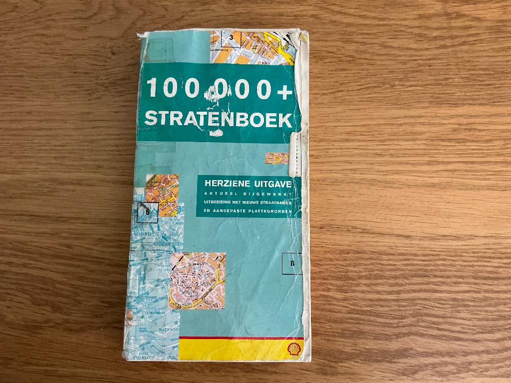 100.000 Shell stratenboek, Boeken, Atlassen en Landkaarten, Gelezen, Ophalen of Verzenden, Landkaart, 1800 tot 2000
