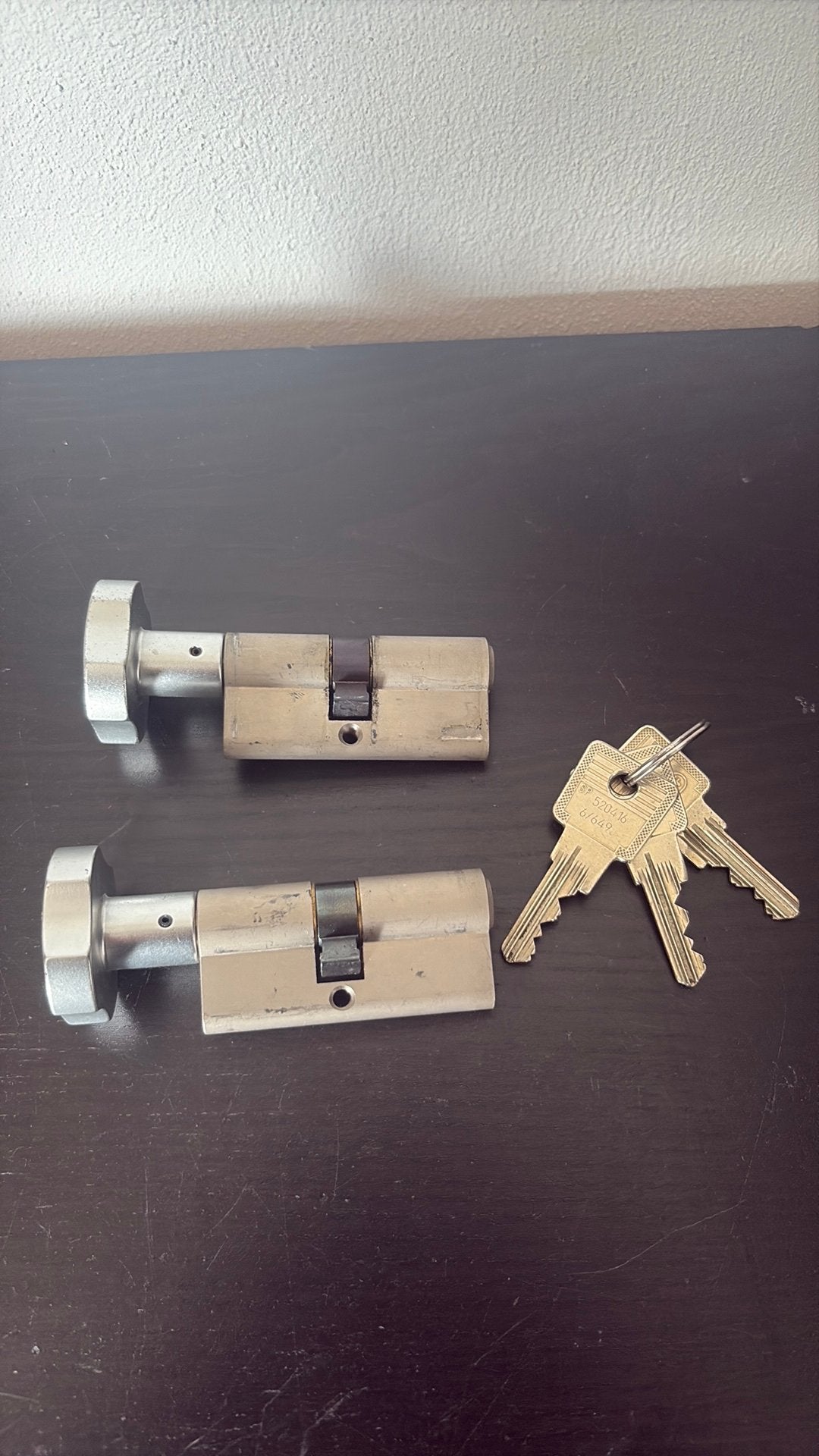 Nemef veiligheid Knop cilinder 2 x 30/30, Doe-het-zelf en Verbouw, Ophalen of Verzenden, Zo goed als nieuw, Slot