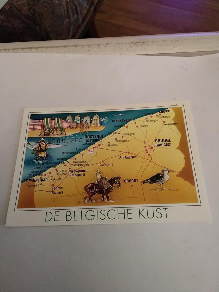 DE BELGISCHE. KUST, Verzamelen, Ansichtkaarten | Themakaarten, Ophalen of Verzenden, Voor 1920
