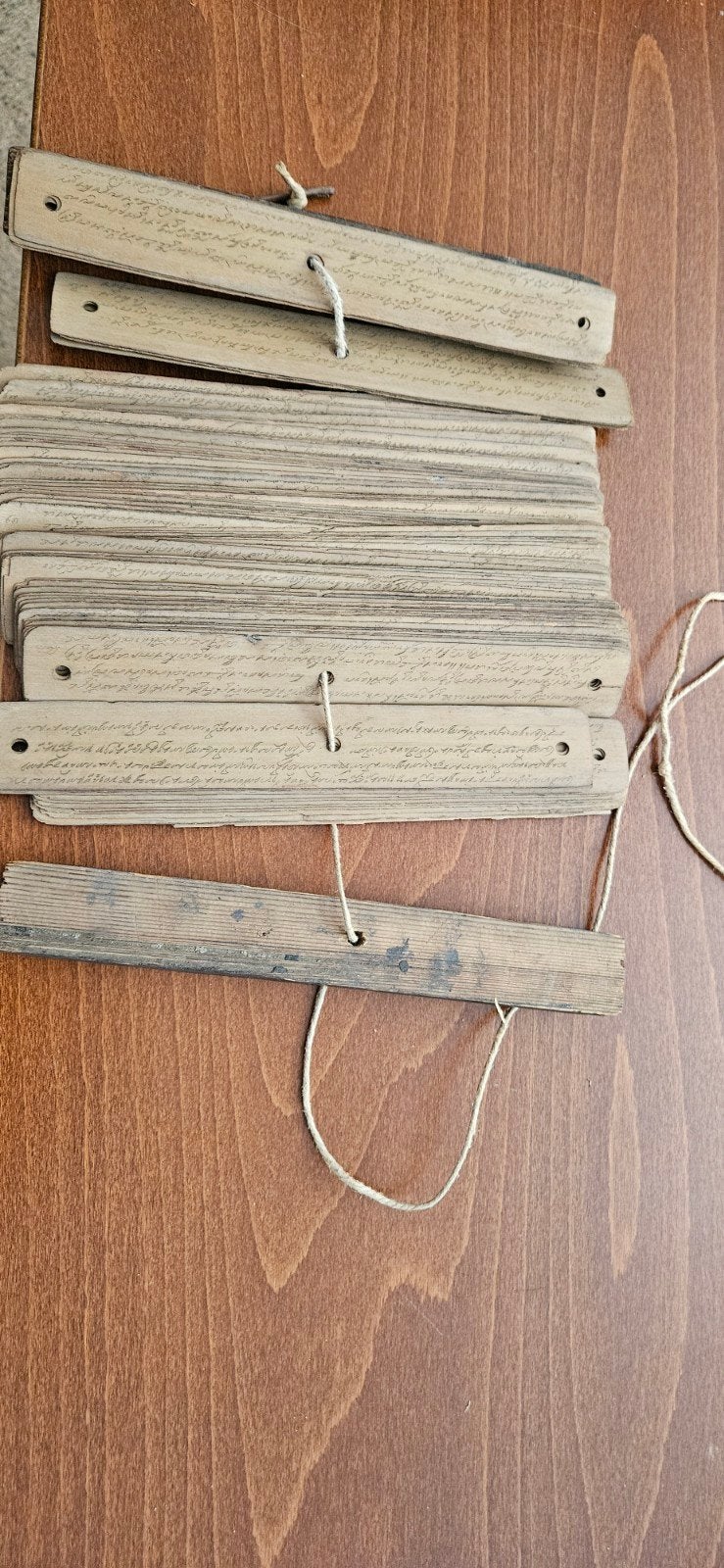 Oud Palmblad Manuscript - Uniek Historisch Document, Ophalen of Verzenden, Onbekend