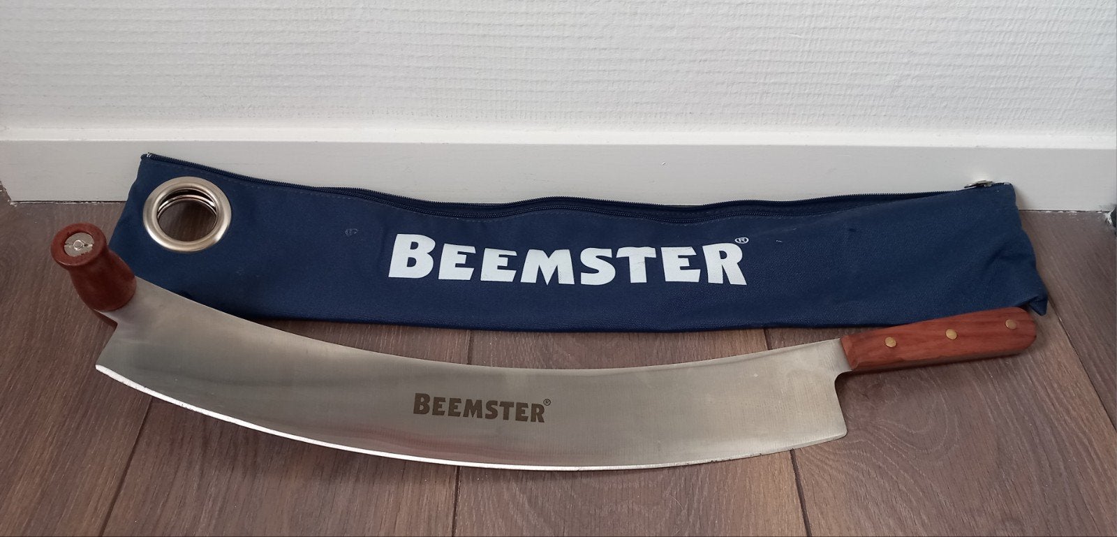 Beemster kaas Hollands kaasmes 60cm RVS nieuw met opbergtas, Ophalen of Verzenden, Nieuw, Rvs of Chroom