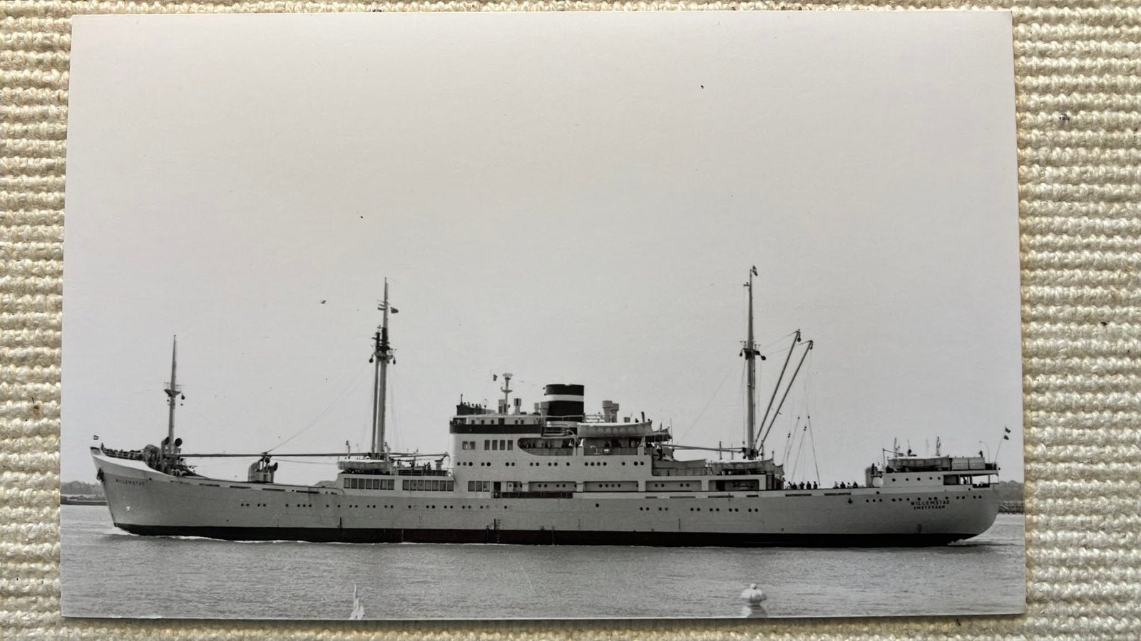 KNSM   WILLEMSTAD  foto Southampton, Ophalen of Verzenden, Zo goed als nieuw, Kaart, Foto of Prent