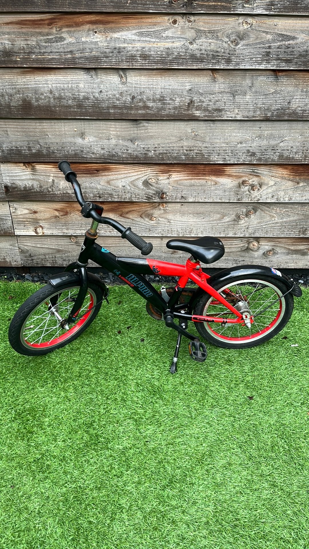 Alpina kinderfiets 16 inch, Ophalen, Zo goed als nieuw, 16 tot 20 inch