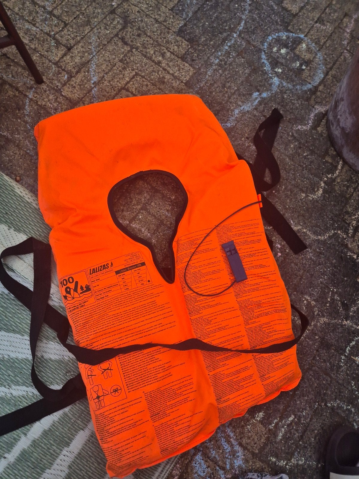 Lalizas reddingsvest 100N - Oranje >40kg, Ophalen of Verzenden, Gebruikt, Overige typen